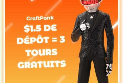 Bonus Bienvenue CraftPank