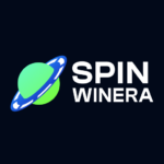 Spin Winera logo: green planet with a blue ring beside bold white SPIN WINERA on a dark background.