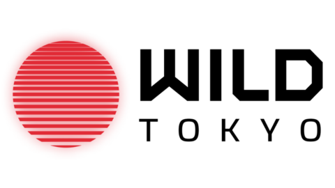 Wild Tokyo logo: red striped circle to the left with the bold wordmark 'WILD' and 'TOKYO' beneath.