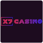 X7 Gaming logo with neon pink-to-purple gradient on a dark background.