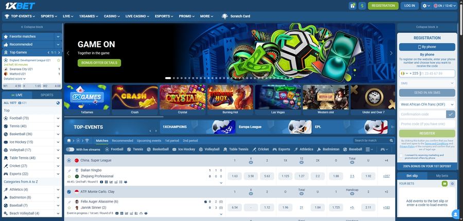 Le site 1xBet