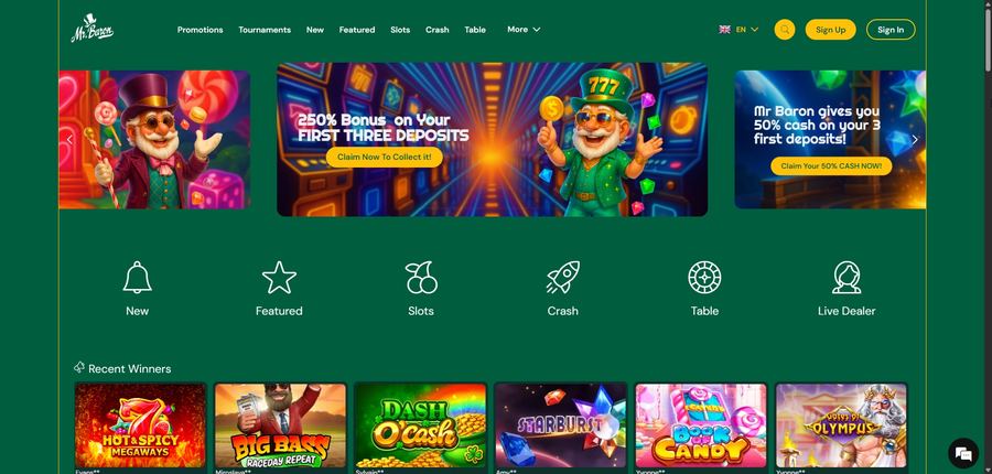Le site Mr Baron