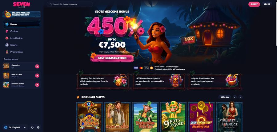 Le site Seven Casino