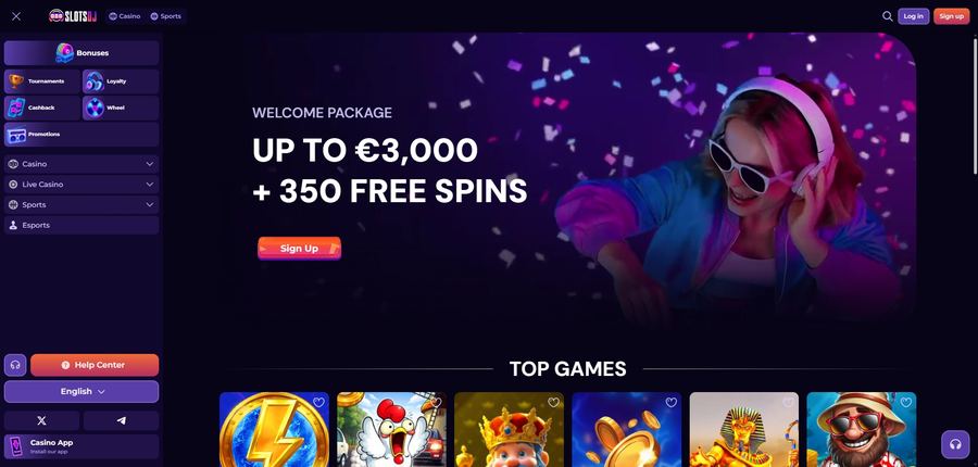 Le site Slots DJ
