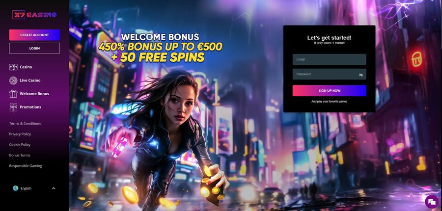 Le site X7 Casino
